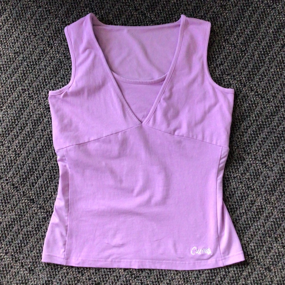 Vintage Curves Workout Top, Sz. L (14-16) with built in bra.